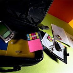 3M Samolepicí záložky se zásobníkem, mix barev, 12 x 43 mm, 5x 20 listů, tvar šipky, 7000038078
