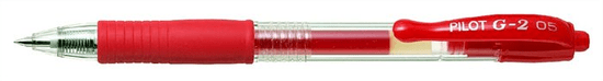 Pilot Gelové pero "G-2", červená, 0,25mm, BL-G2-5-R