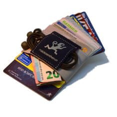 MakakaOnTheRun Slim peněženka Modro-šedá Slim