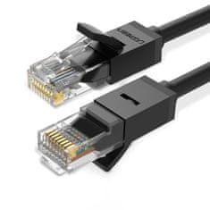Ugreen NW102 Flat síťový kabel LAN Cat6 12m, černý