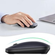 Ugreen MU001 USB bezdrátová myš, sivá