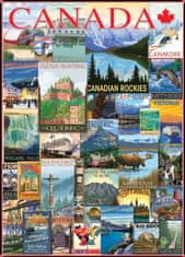 EuroGraphics  Puzzle Plakáty z cest Kanadou 1000 dílků