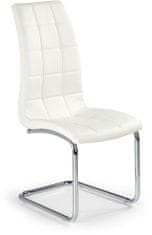 Halmar Kovová židle K147, bílá