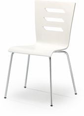 Halmar Kovová židle K155, bílá