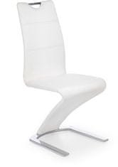 Halmar Kovová židle K188, bílá
