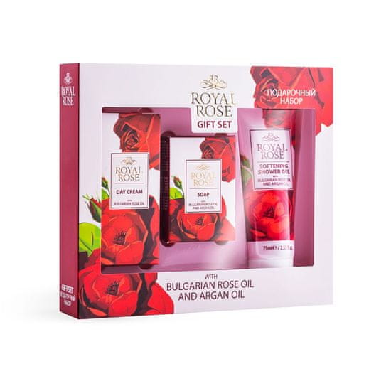 BioFresh Dárkový set pro ženy - denní krém, mýdlo a sprchový gel Royal Rose