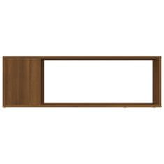 shumee TV skříňka hnědý dub 100 x 24 x 32 cm kompozitní dřevo