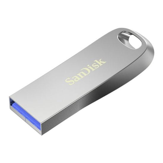 SanDisk Ultra Luxe 128GB, stříbrná (SDCZ74-128G-G46)