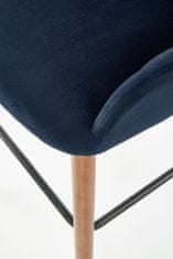 Halmar Barová židle H-93, tmavě modrá