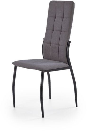 Halmar Jídelní židle K334, šedá