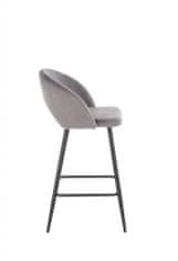 Halmar Barová židle H96, šedá