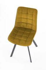 Halmar Jídelní židle K332, hořčicová