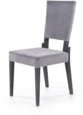 Halmar Jídelní židle Sorbus, šedá / grafit