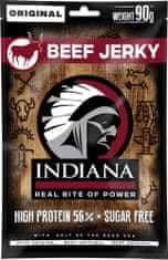 Indiana sušené maso Jerky hovězí Original ZIP 90g