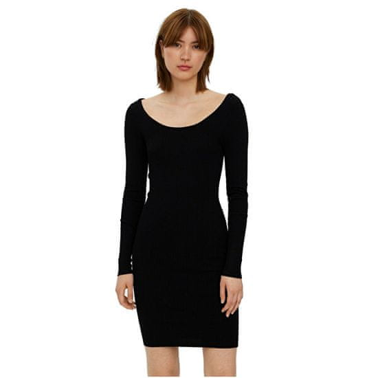 Vero Moda Dámské šaty VMGLORY Slim Fit 10268007 Black