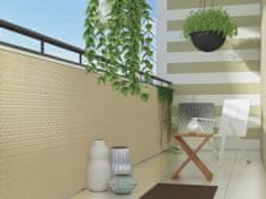 My Best Home Balkonová ratanová zástěna PORI, černá/šedá, výška 100 cm šířka různé rozměry MyBestHome Rozměr: 100x700 cm