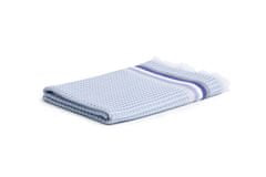 Möve Vaflový ručník SUMMER PIQUÉE 50 x 100 cm bílo modrý +