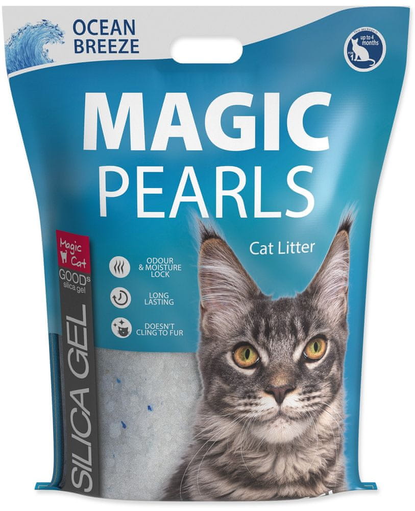 Magic kočkolit MAGIC Pearls Litter s vůní Cool Breeze 16L