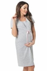 Dorota Kojicí a těhotenská noční košile Nora šedá XL