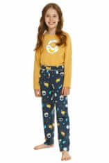 TARO Dívčí pyžamo Sarah žluté žlutá 104