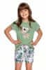 TARO Dívčí pyžamo Hanička zelené s koalou zelená 86