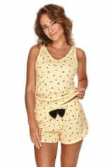 TARO Krátké dámské pyžamo Tania žluté žlutá S