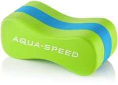 Aqua Speed AQUA SPEED Plavecké desky Ósemka "3" Junior Green/Blue 20 cm x 8 cm x 10 cm
