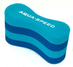 Aqua Speed AQUA SPEED Plavecké desky Ósemka "4" Blue/Light Blue 23,5 cm x 8/8,5 cm x 13 cm