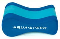 Aqua Speed AQUA SPEED Plavecké desky Ósemka "3" Blue/Light Blue 23 cm x 10 cm x 12,5 cm