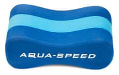 Aqua Speed AQUA SPEED Plavecké desky Ósemka "3" Junior Blue/Light Blue 20 cm x 8 cm x 10 cm