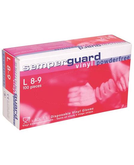 ARDON SAFETY Jednorázové rukavice SEMPERGUARD VINYL - nepudrované - čiré