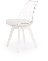 Halmar Jídelní židle K245, bílá