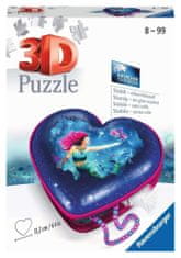 Ravensburger 3D puzzle Srdce Mořská panna 54 dílků