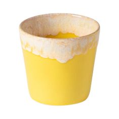 Costa Nova kameninový hrnek na kávu LUNGO, žlutý 210 ml