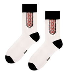 STEVEN Pánské ponožky FOLK 118 ecru 43-46