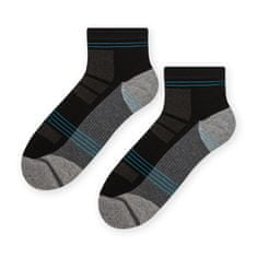 STEVEN Pánské vzorované ponožky 054 tmavě modrá 44-46