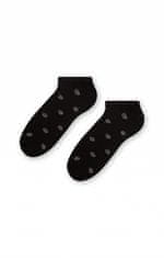 STEVEN Dámské ponožky Steven art.066 Comet Lurex melanžově šedá 35-37