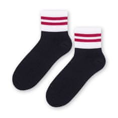 STEVEN Pánské vzorované ponožky 054 GREAT/BORDO 38-40