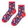 Dámské ponožky 118 MAROON/RED 38-40