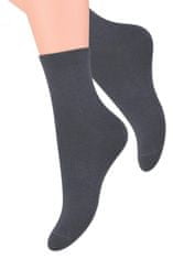 STEVEN Dámské ponožky 037 dark grey - Steven šedá 35/37