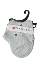 Gemini Dámské ponožky Magnetis 04 Srdce, copánky melanžově šedá Univerzální