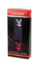 Cornette Pánské ponožky Cornette Premium A50 A'3 39-47 tmavě modrá 42-44