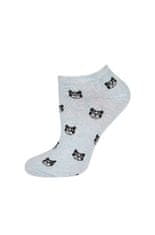 Gemini Dámské ponožky Soxo 67561 Barevné vzory fialová 35-40