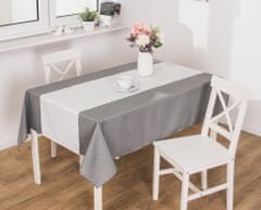 My Best Home Ubrus - běhoun na stůl MIGOT krémová/stříbrná 40x140 cm Mybesthome