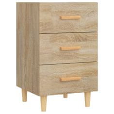 Greatstore Noční stolek dub sonoma 40 x 40 x 66 cm kompozitní dřevo