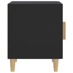 Vidaxl Noční stolek černý kompozitní dřevo