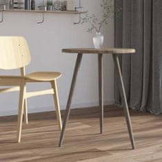 Vidaxl Bistro stolek šedý Ø 60 x 76 cm MDF a železo