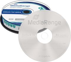 MediaRange DVD+R 8,5GB DL 8x, 10ks Spindle
