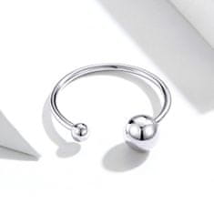 Royal Fashion nastavitelný prsten Jednoduchost SCR575 Velikost: Univerzální 52-60 mm