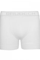 Pánské boxerky 00501A white - BRUBECK Bílá S